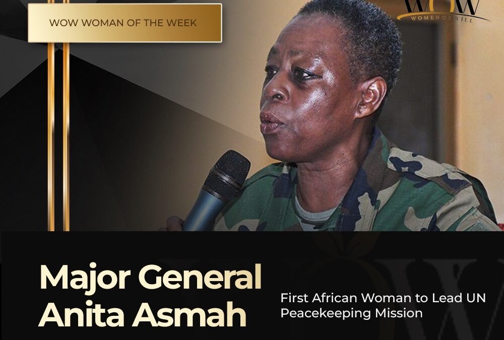 Major General Anita Asmah, First African Woman to Lead UN Peacekeeping Mission