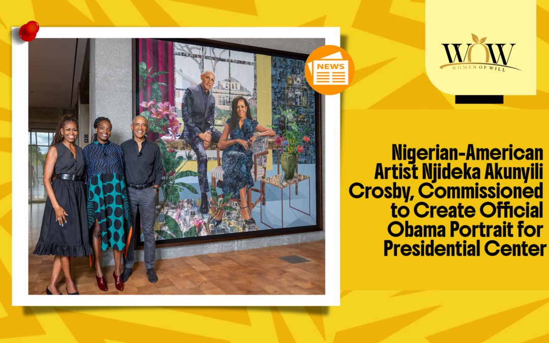 Nigerian-American Artist Njideka Akunyili Crosby Commissioned to Create Official Obama Portrait for Presidential Center