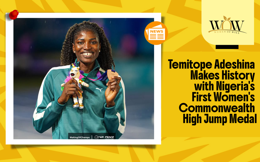 Temitope Adeshina Makes History with Nigeria’s First Women’s Commonwealth High Jump Medal