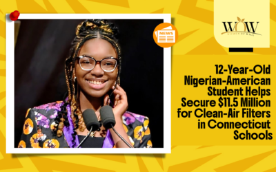 12-Year-Old Nigerian-American Student Helps Secure $11.5 Million for Clean-Air Filters in Connecticut Schools